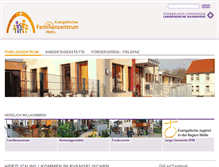 Tablet Screenshot of familienzentrum-melle.de